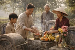 cách cúng khói dịp tết thanh minh trong nhà và khi đi thăm mộ