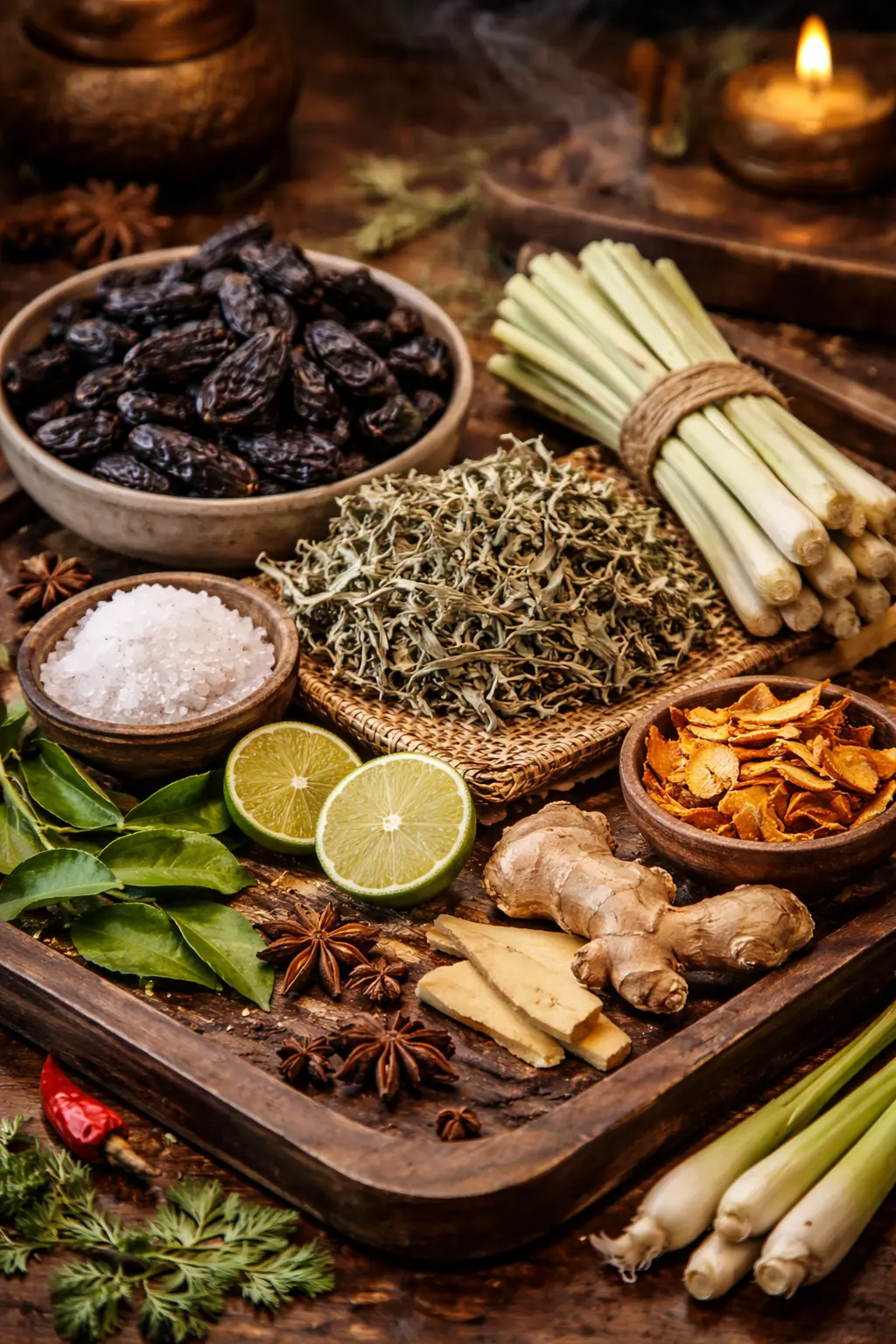 các loại thảo mộc dùng để xông nhà