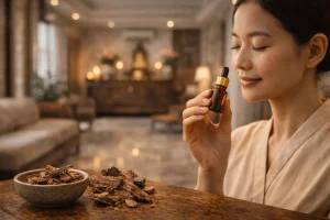 tinh dầu trầm hương nên dùng trong phòng nào