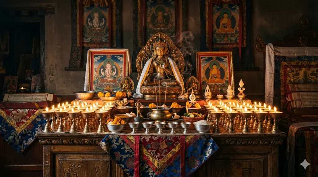 cúng dường nến bơ có ý nghĩa gì
