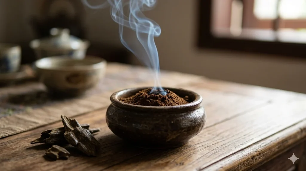bột trầm hương dùng trong cúng khói như thế nào